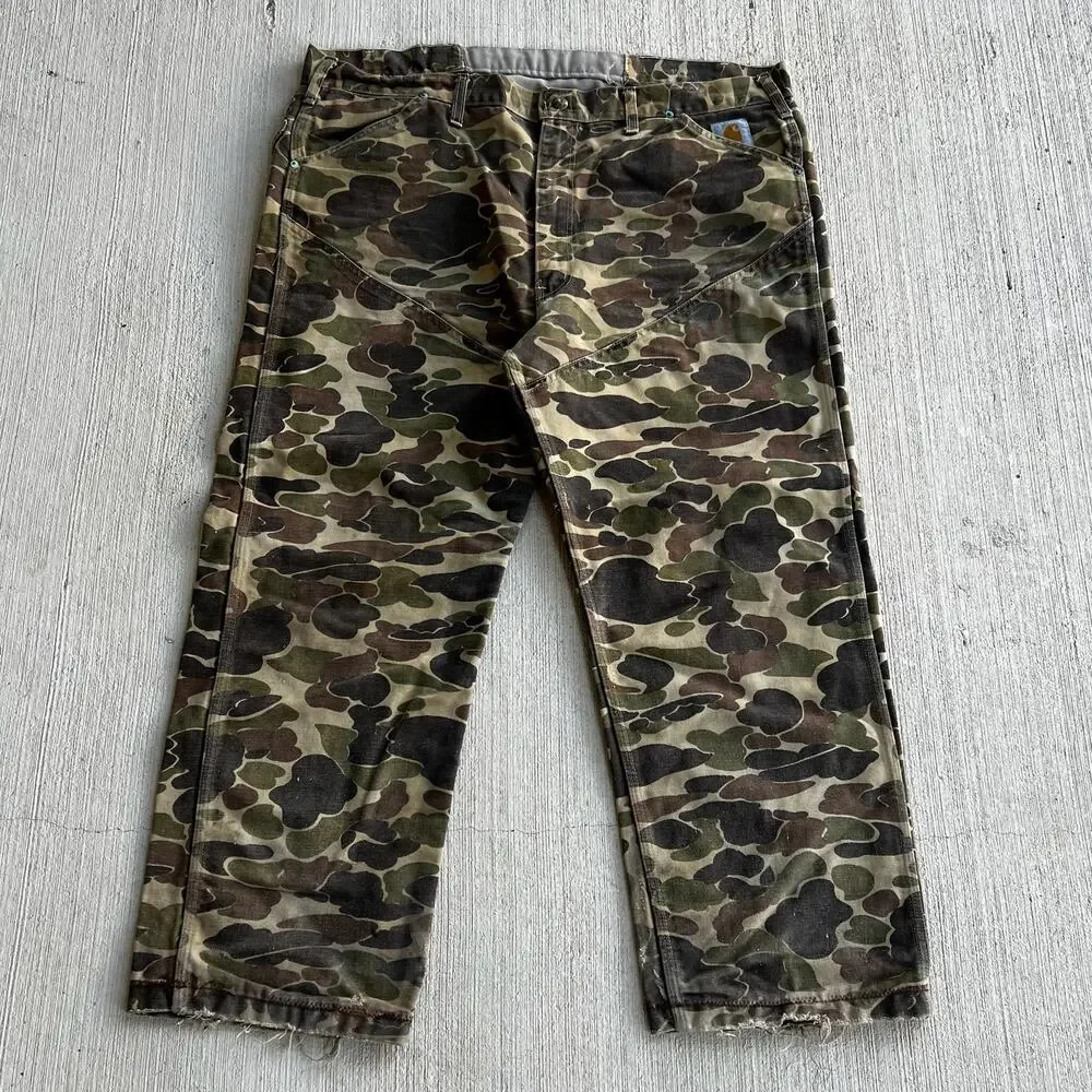 Carhartt realtree duck camo double knee work wear carpenter pants